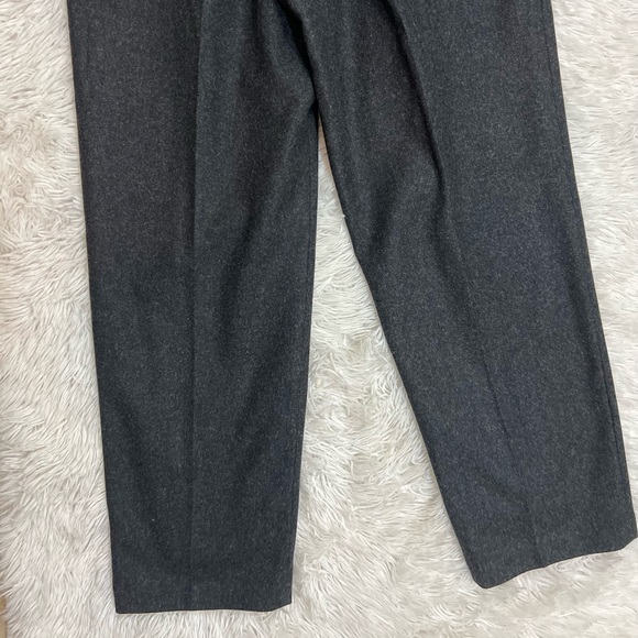 Vtg Wool blend Trouser Pants Pleated Wide Taper Leg Women’s Sz 14 High Waist - Picture 9 of 15